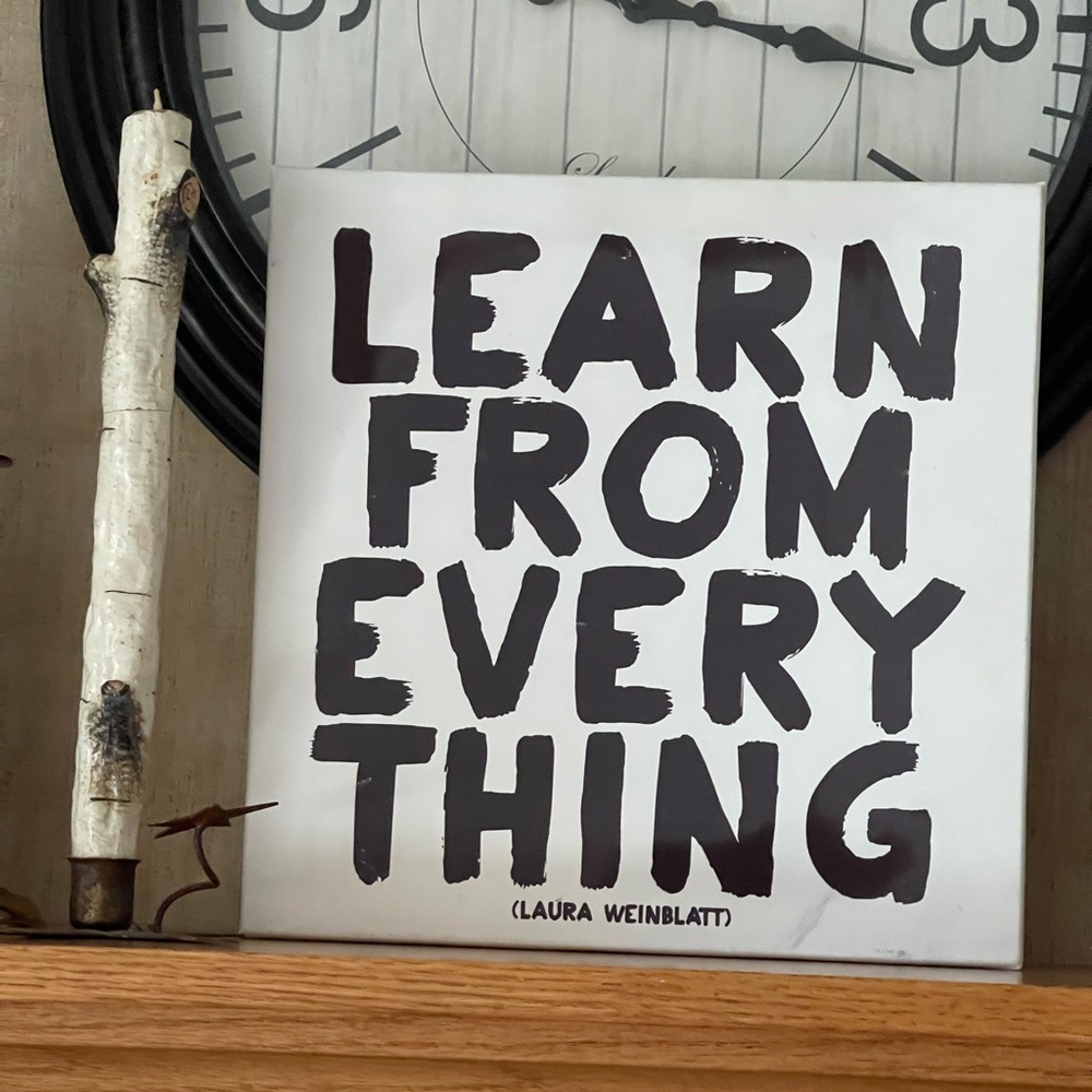 Inspirational Wall Art with Bold Text